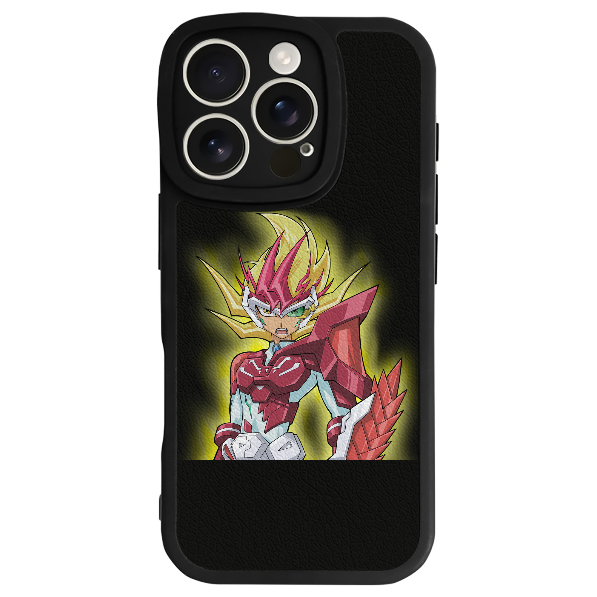 （画像用） 遊☆戯☆王 Yu-Gi-Oh! 【iPhone 16シリーズ対応】シリコンスマホケース（レザー調） 材質：シリコン